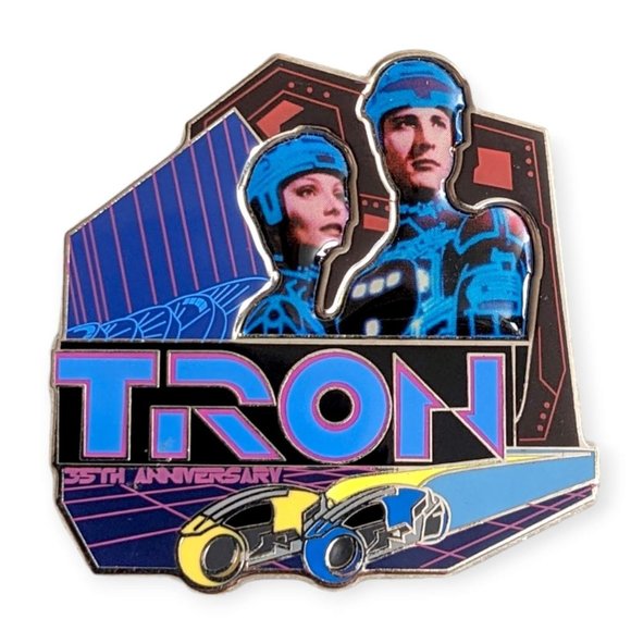 Tron Disney Pin: Yori and Alan Bradley, 35th Anniversary